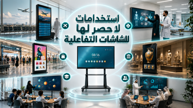 The Best Uses of Interactive Displays in Saudi Arabia: How Their Applications Are Expanding in 2026
