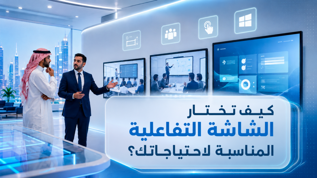 اختيار شاشة تفاعلية مناسبة؟ دليل الشراء الكامل