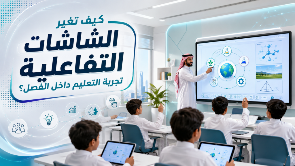 كيف تغير الشاشات التفاعلية تجربة التعليم داخل الفصل؟